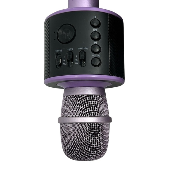 Wireless Bluetooth Karaoke Microphone w Built-in Speakers & HD Recording - Picture 3 of 3